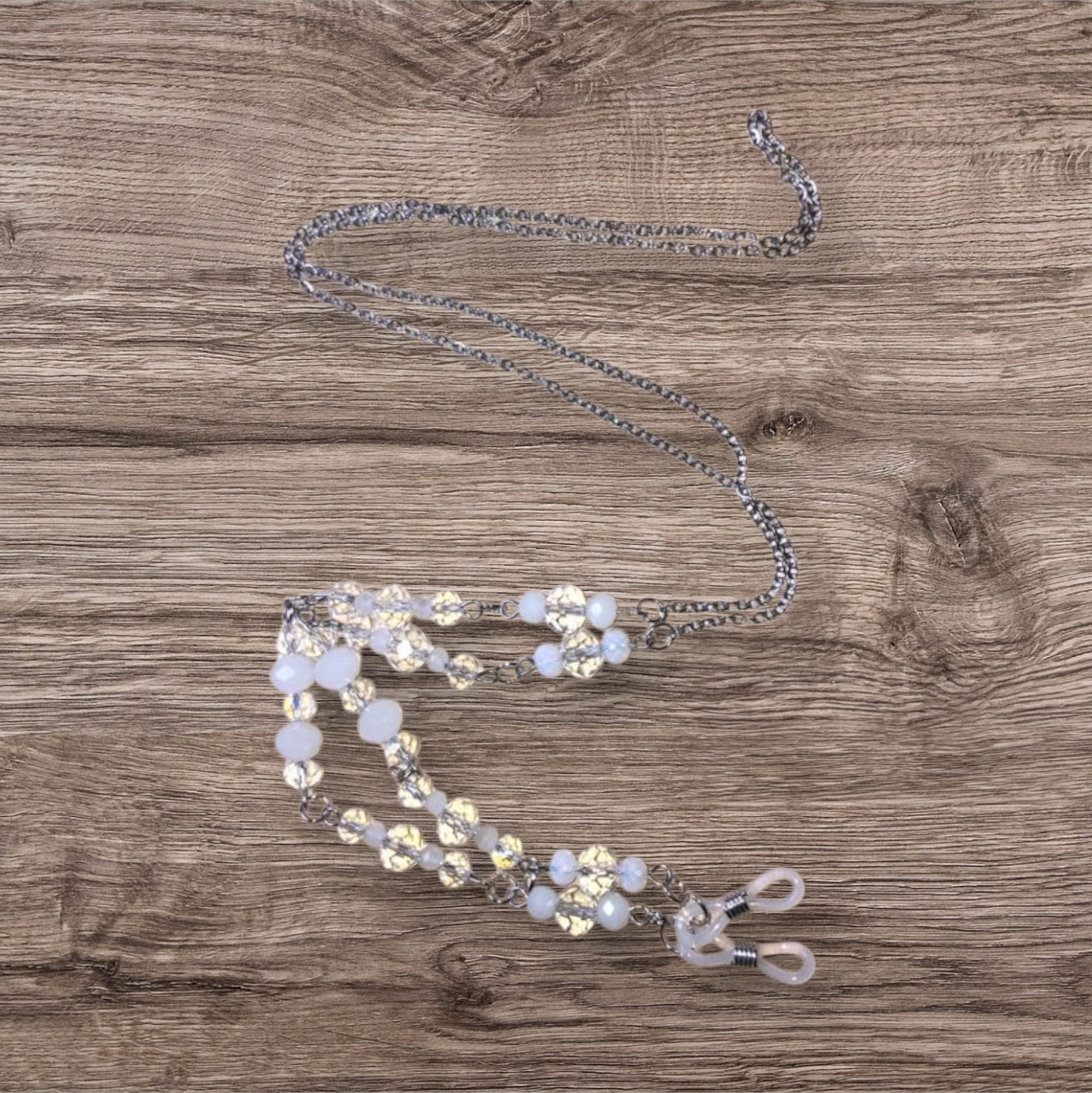 Glasses Chain - Beads and Mixed Metals
