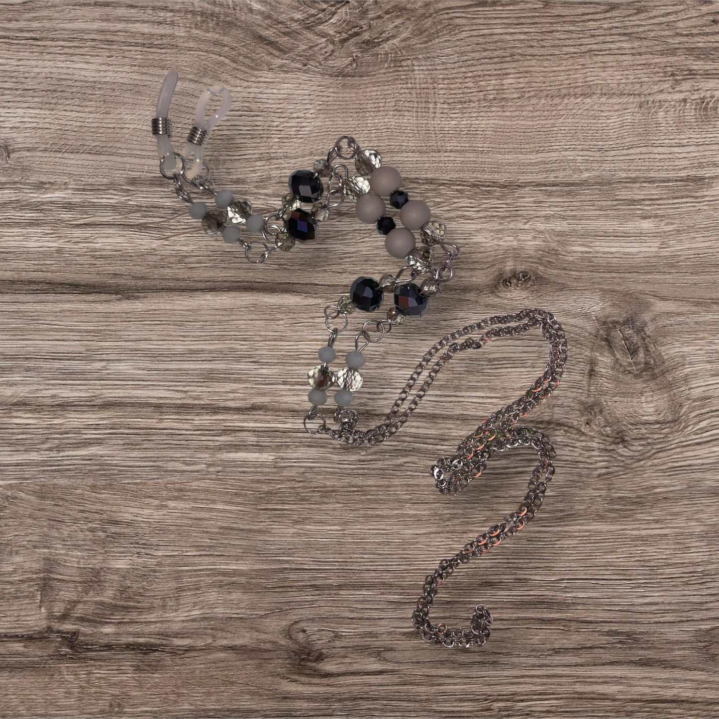 Glasses Chain - Beads and Mixed Metals